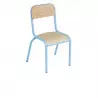 Chaise de maternelle structure bleu clair Chaise de maternelle structure bleu clair
