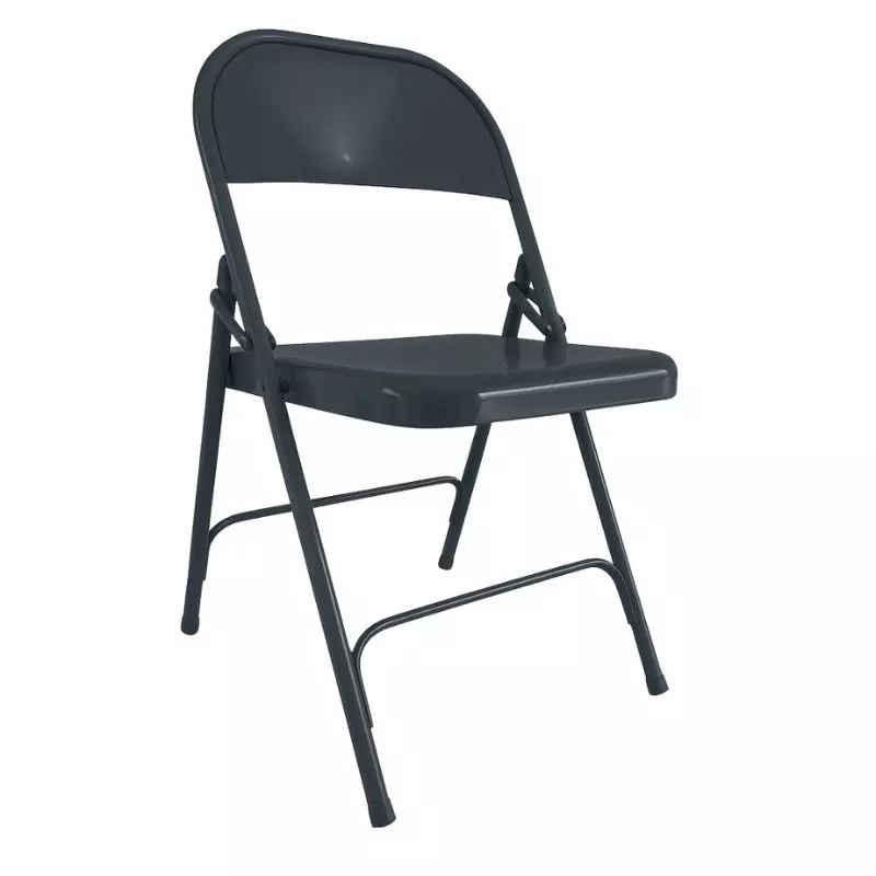 Chaise plinate grise