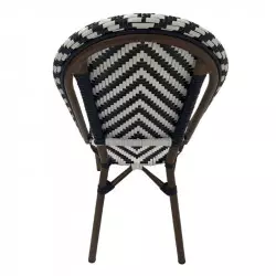 Chaise empilable pour extérieur CHR en rotin synthétique Chaise empilable pour extérieur CHR en rotin synthétique