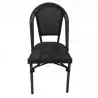 Chaise empilable pour terrasse extérieure