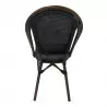 Chaise de café extérieur