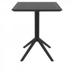 Table CHR extérieur en polypro noir