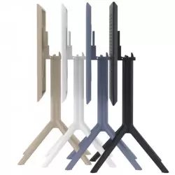 Tables polypro pour terrasse CHR pliées