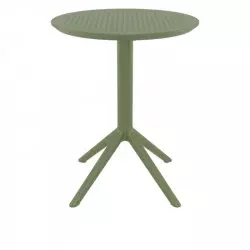 Table de terrasse CHR vert olive