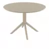 Table terrasse CHR coloris taupe Table terrasse CHR coloris taupe