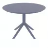 Table pour terrasse pro rabattable gris foncé Table pour terrasse pro rabattable gris foncé