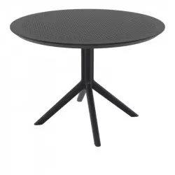 Table professionnelle extérieur noire
