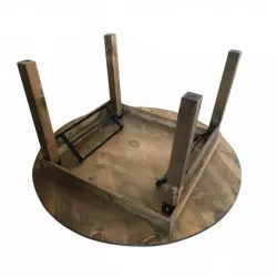 Table CHR en bois vue dessous Table CHR en bois vue dessous