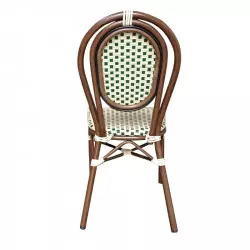 Chaise pour terrasse CHR vue dos