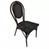 Chaise de terrasse de café empilable