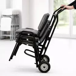 Diable de transport pour les chaises empilables