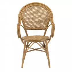 Fauteuil terrasse restaurant en aluminium