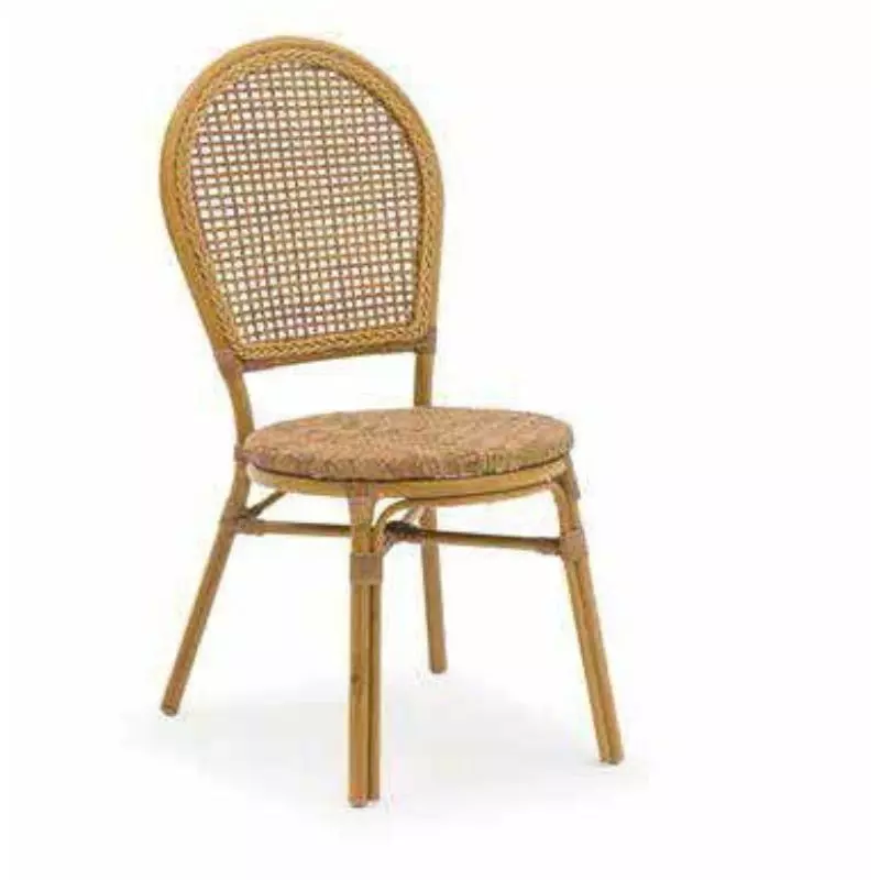 Chaise CHR extérieur rotin et aluminium