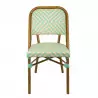 Chaise bistrot en rotin synthétique