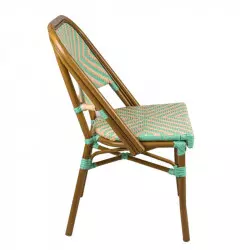 Chaise café extérieure empilable