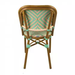 Chaise pour terrasse CHR vue dos
