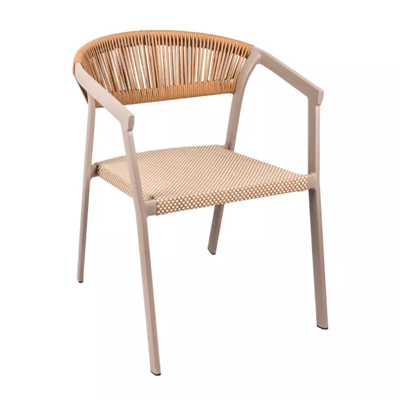 Chaise CHR beige empilable