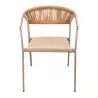 Chaise empilable CHR textilène beige Chaise empilable CHR textilène beige