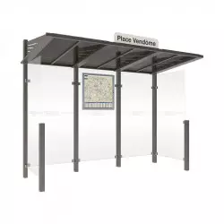 Arrêt de bus Conviviale® PROCITY - Avec bardage Arrêt de bus Conviviale® PROCITY - Avec bardage