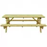 Table pique-nique bois collectivités Table pique-nique bois collectivités