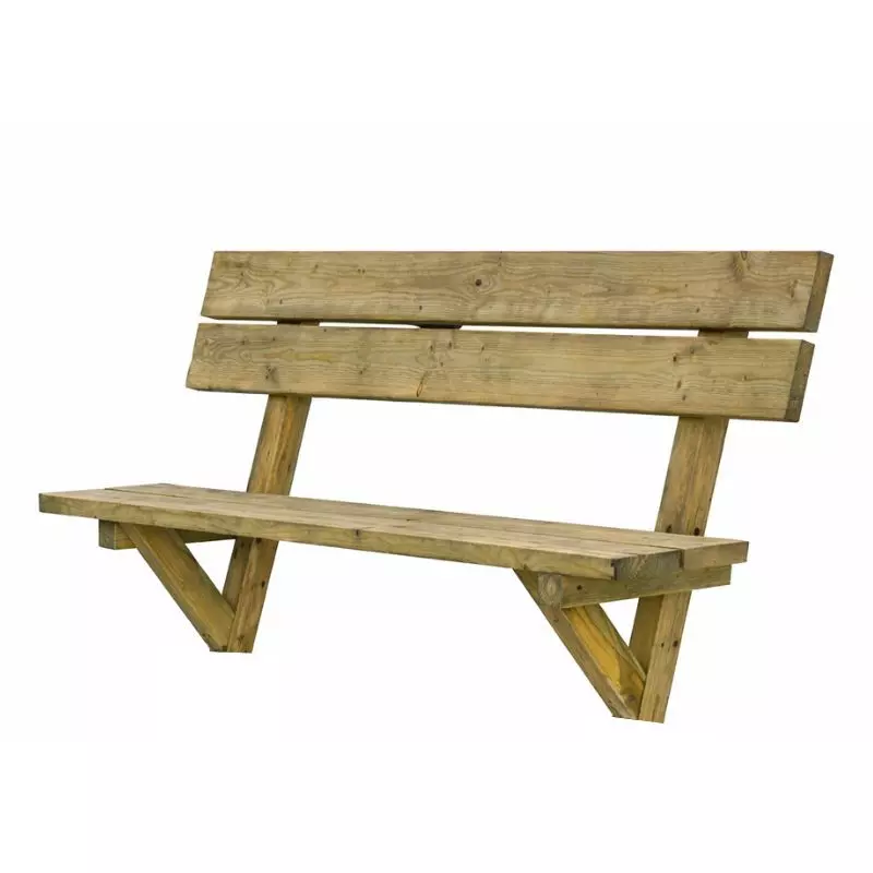 Banc en bois extérieur