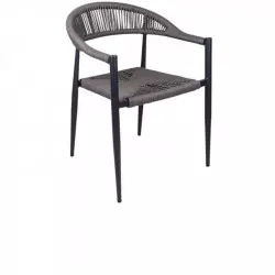 Fauteuil extérieur CHR anthracite et gris