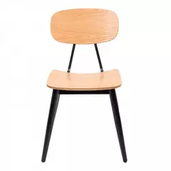 Chaise de salle rétro