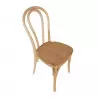 Chaise empilable en bois de hêtre clair