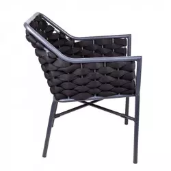 Fauteuil extérieur cordes pour terrasse professionnelle
