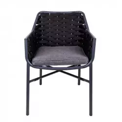 Fauteuil corde terrasse restaurant