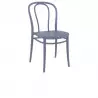 Chaise de restaurant en polypro gris