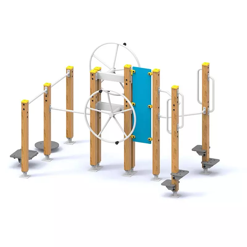 Parcours sportif extérieur pour personnes âgées