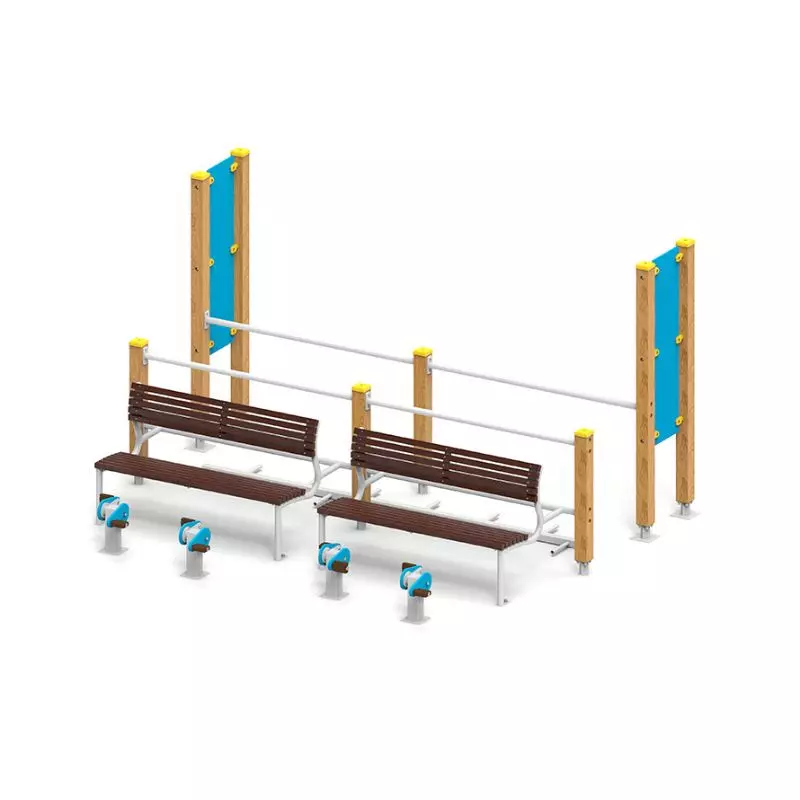 Parcours de santé extérieur pour aînés