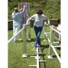 Agrès sportif extérieur marches pour personnes âgées