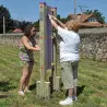 Module de parcours de santé sénior dans parc public