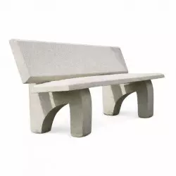 Banc public en béton