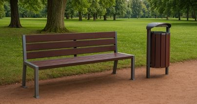 L'essor du mobilier urbain en plastique recyclé